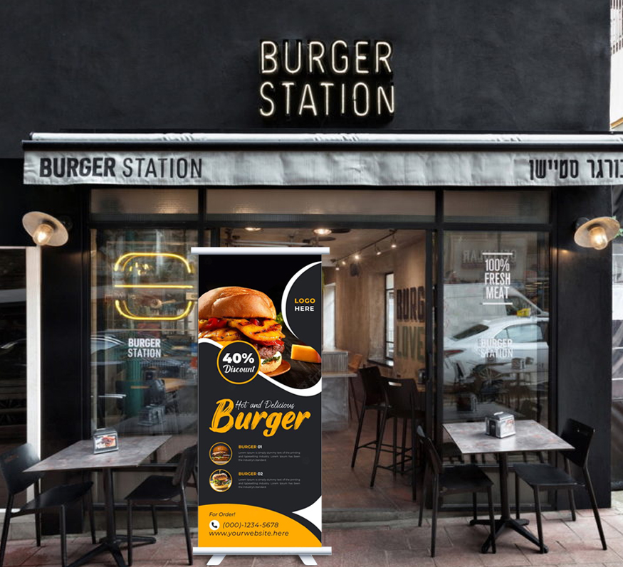 Roll Up Banner Stand